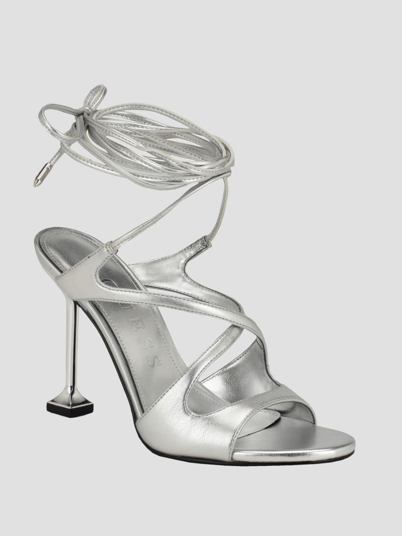 Guess lace up heels discount