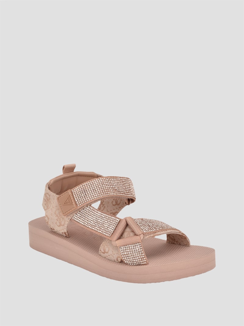 Guess sandals with rhinestones online