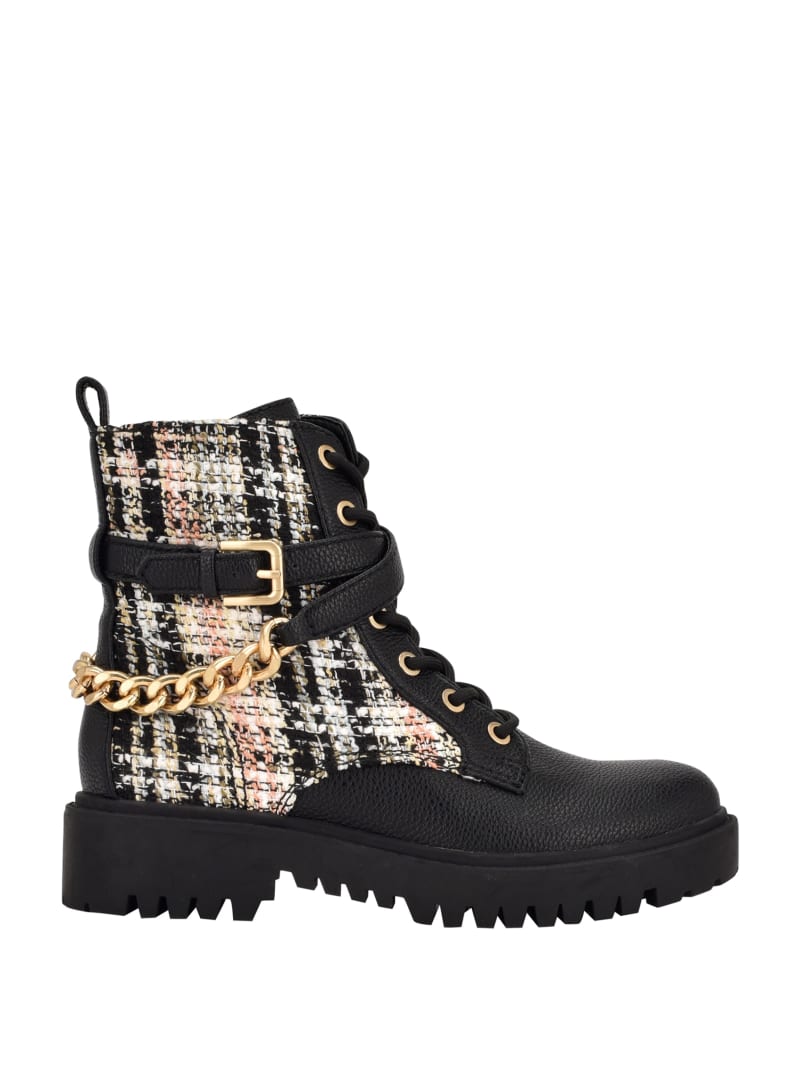 Guess white sale combat boots