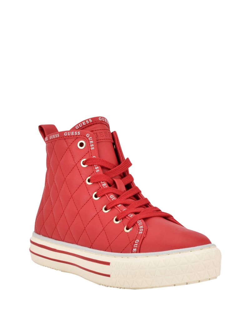 Quilted High-Top Sneakers | GUESS