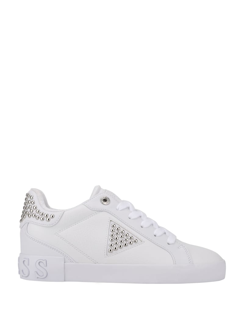 guess white high top sneakers