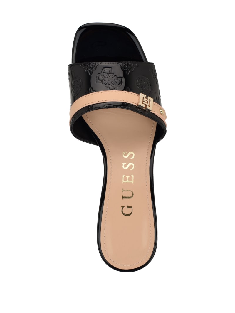 【GUESS】ピオミット Peomit Debossed Peony Mules | GUESS