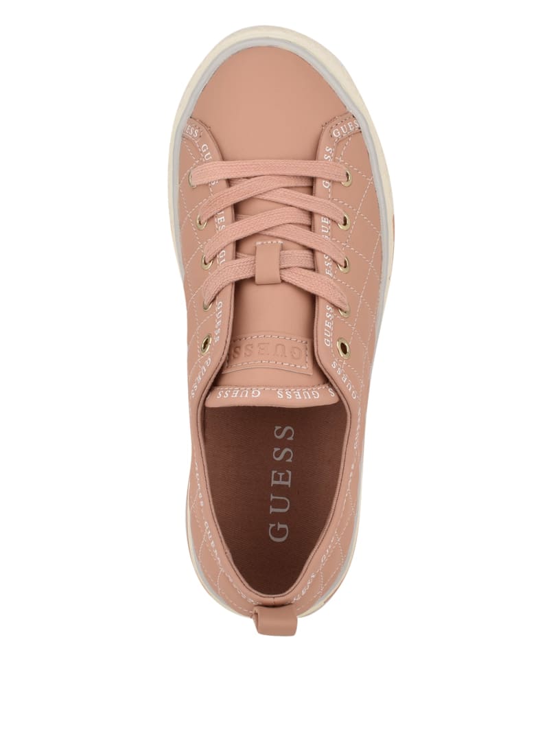 Guess Quilted Low-Top Sneakers. 4