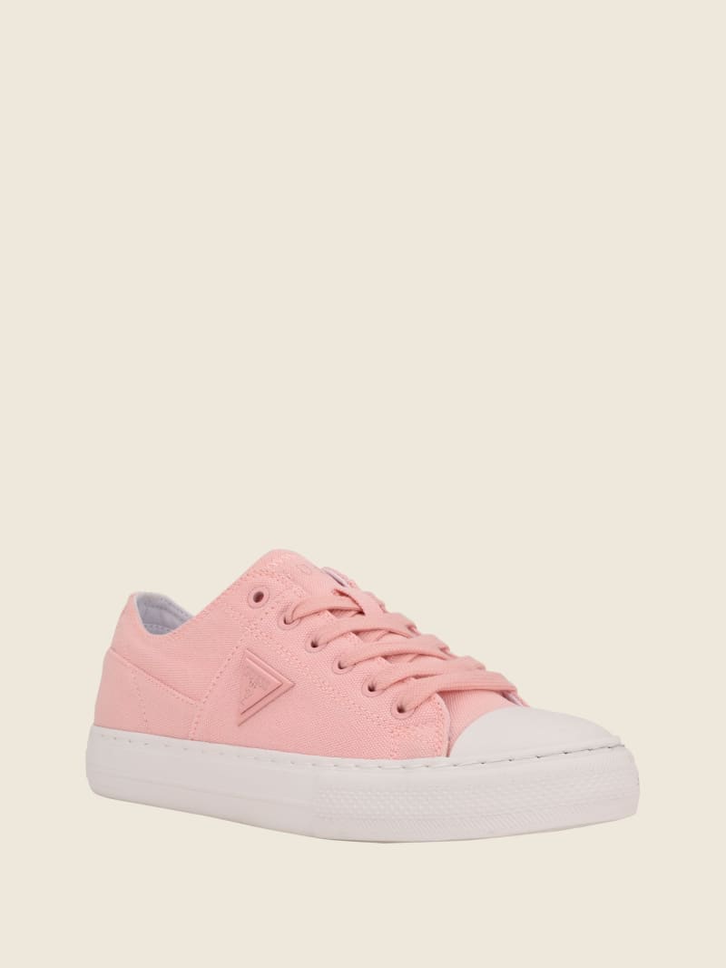 Pranze Low-Top Canvas Sneakers | GUESS