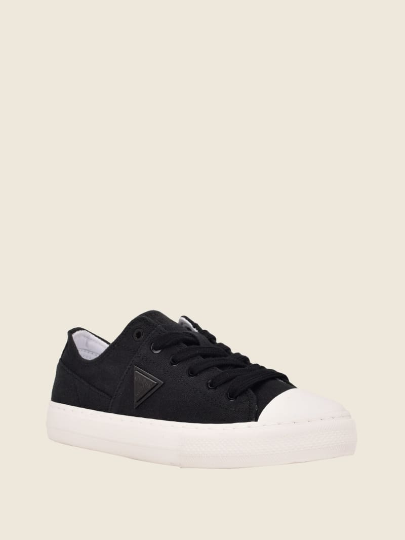 Pranze Low Top Canvas Sneakers GUESS Canada