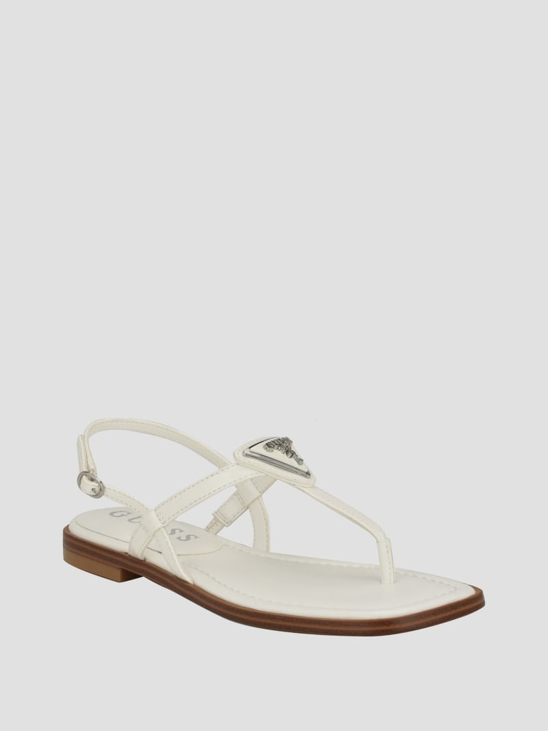 Guess t strap sandals hotsell