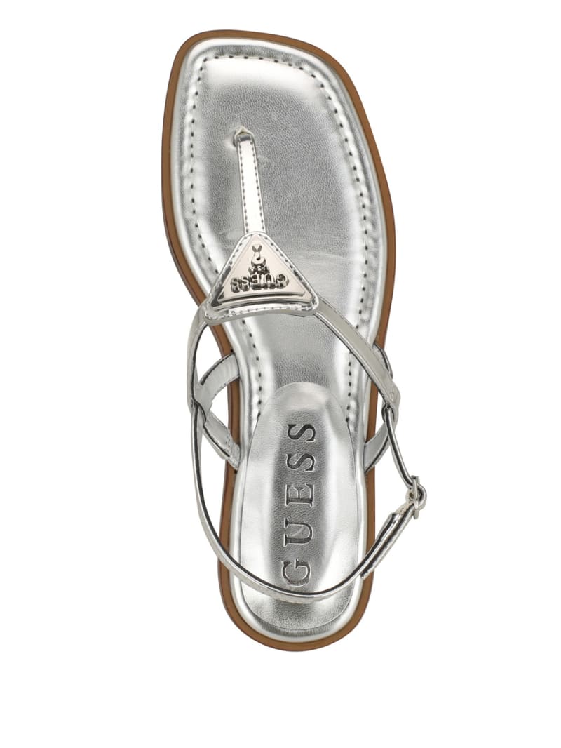 Guess silver sandals outlet