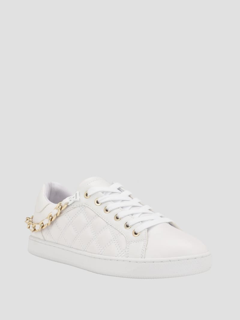 Reney Chain Quilted Sneakers | GUESS Canada