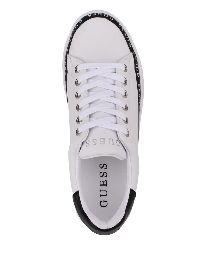 Guess white hotsell leather shoes