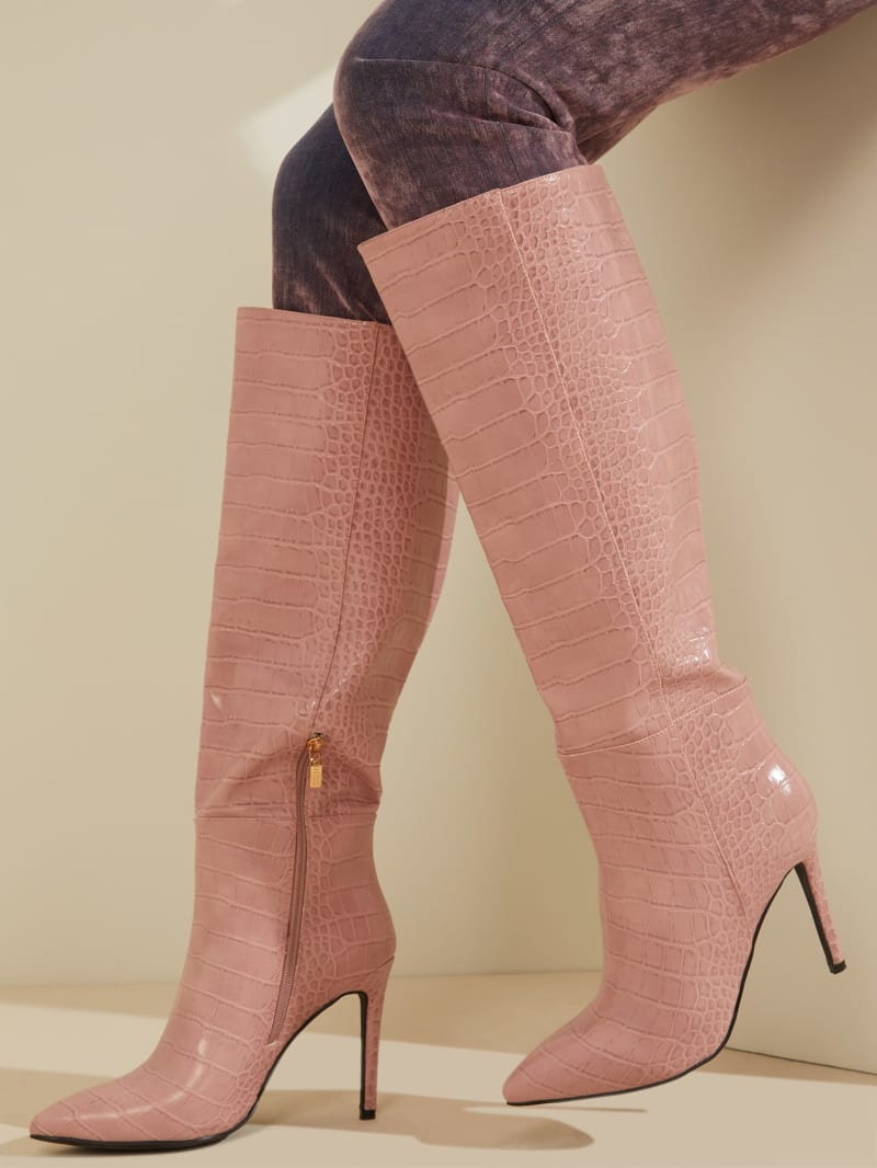 Guess boots pink online