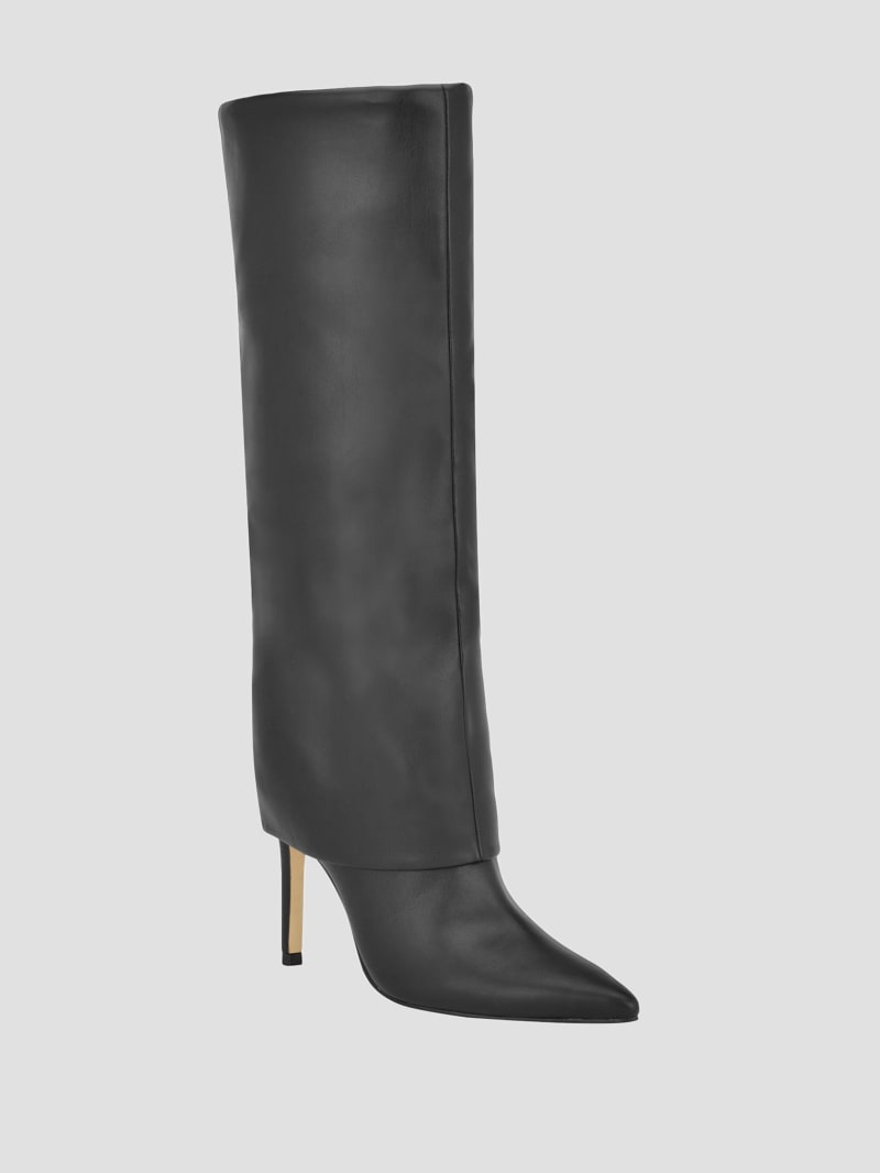 Guess black thigh shop high boots