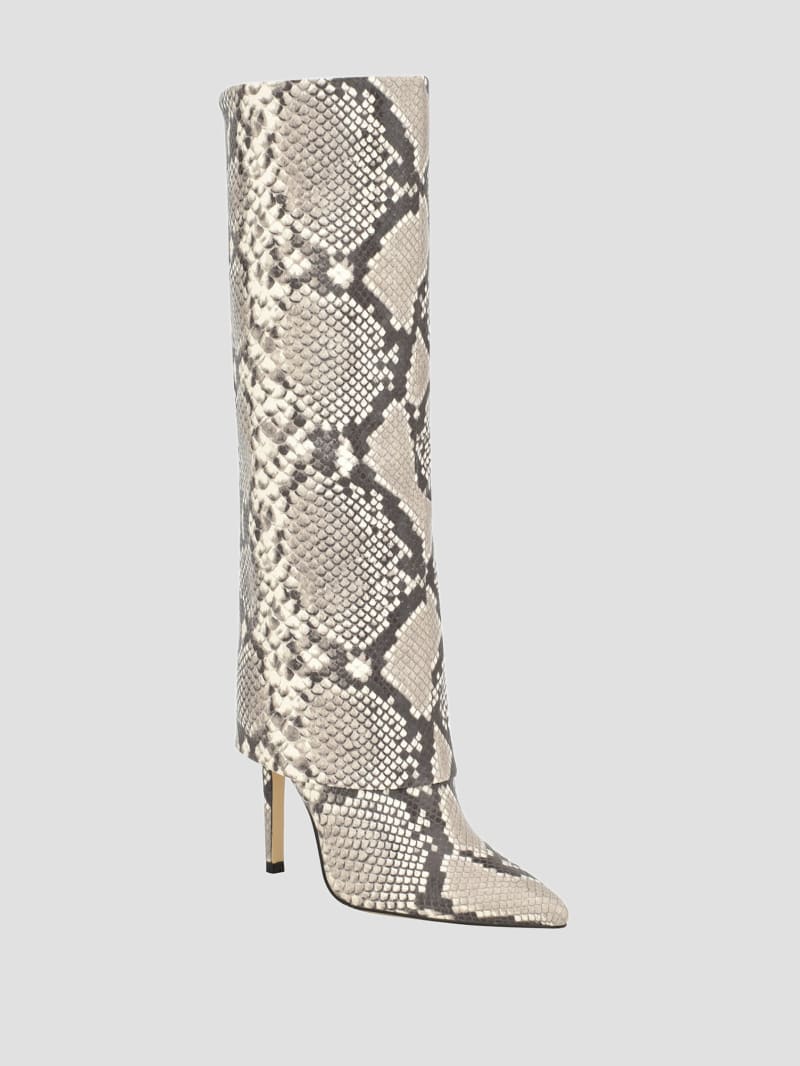 Sabola Fold Over Knee High Boots