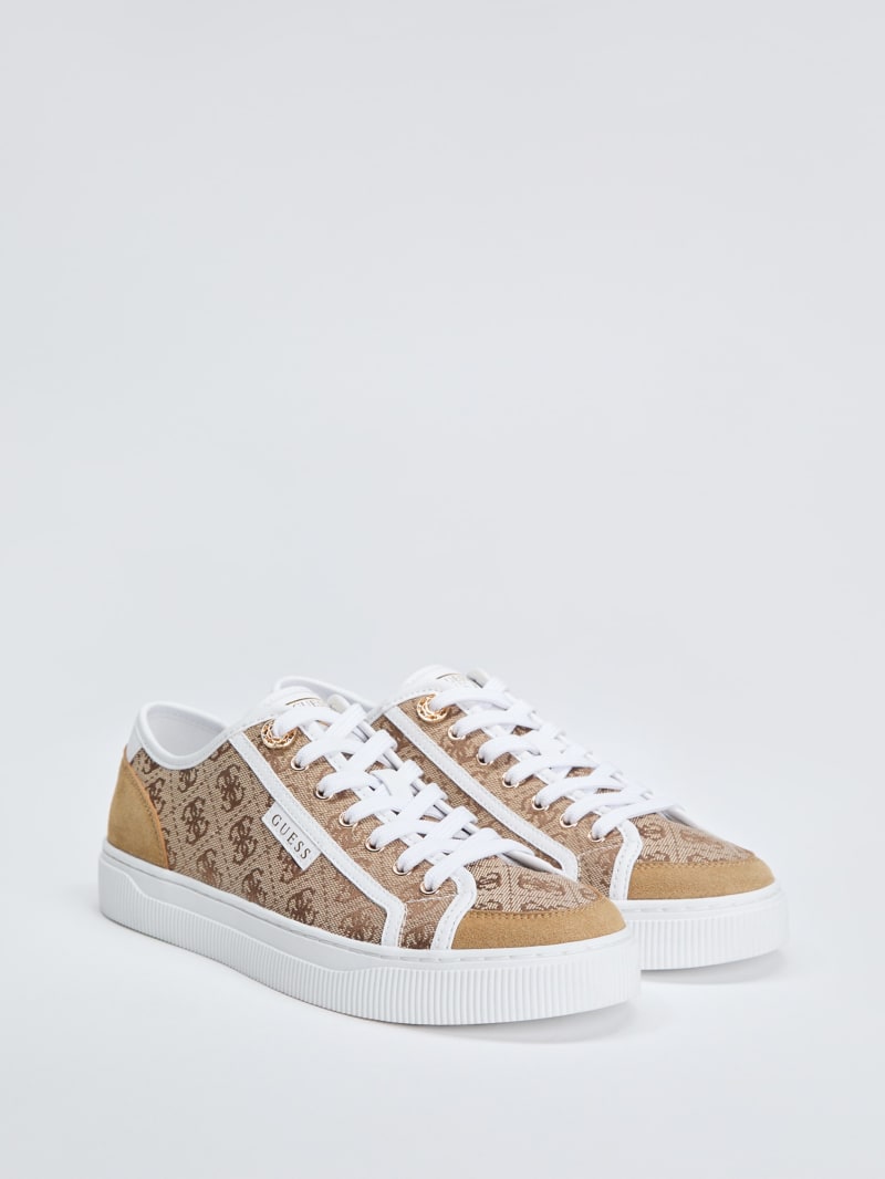 Sandie Faux Leather Sneakers · Guess