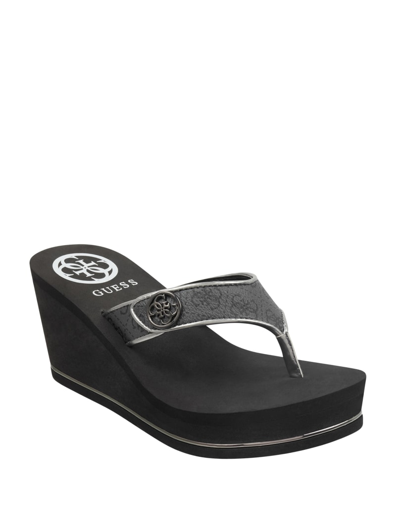 wedge sandals guess