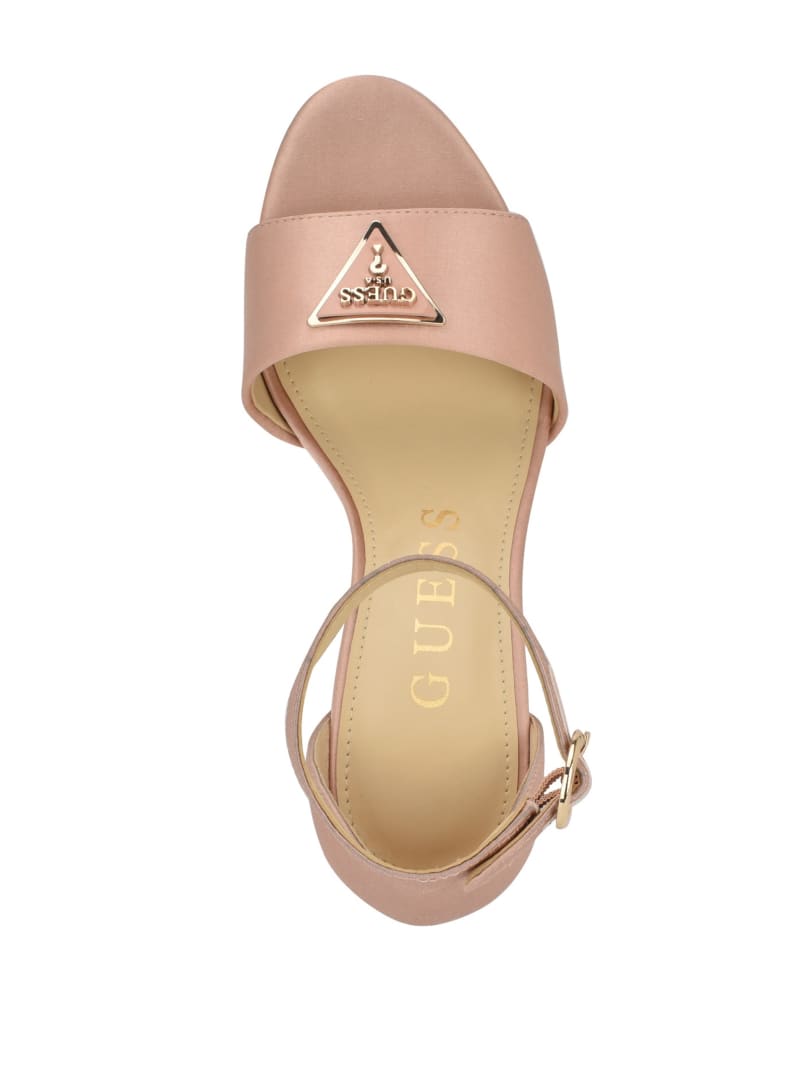 Seton Satin Platform Heels GUESS Canada