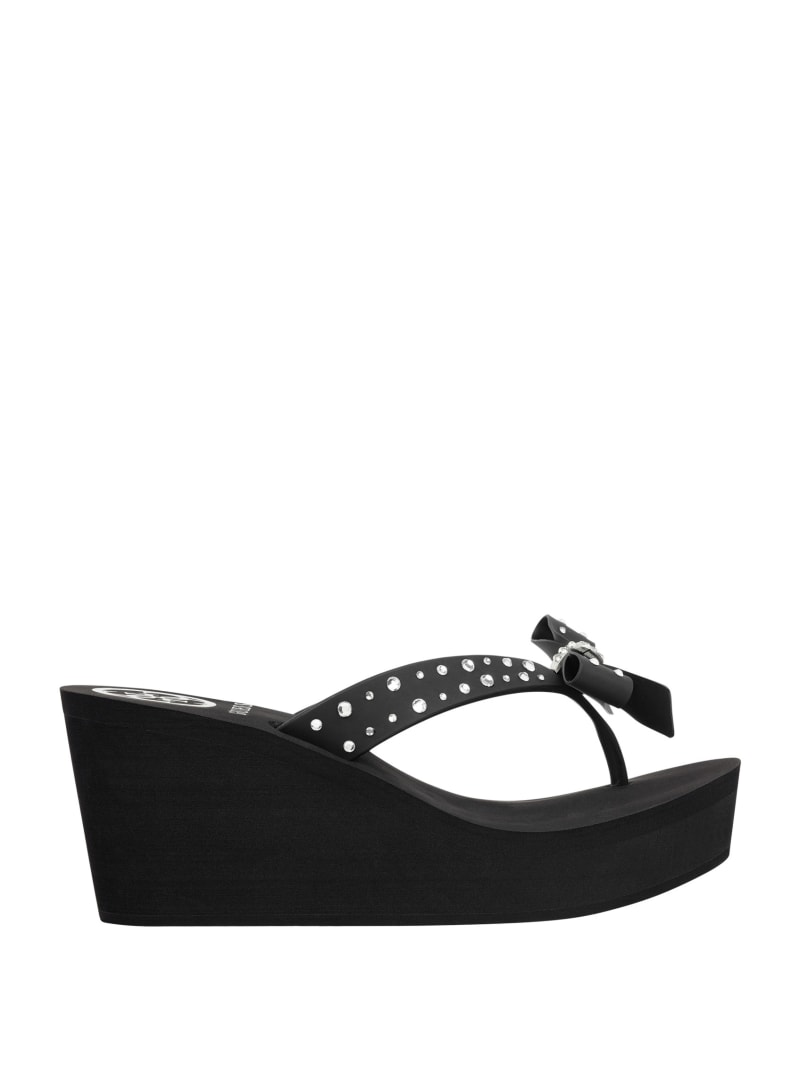 guess high heel flip flops