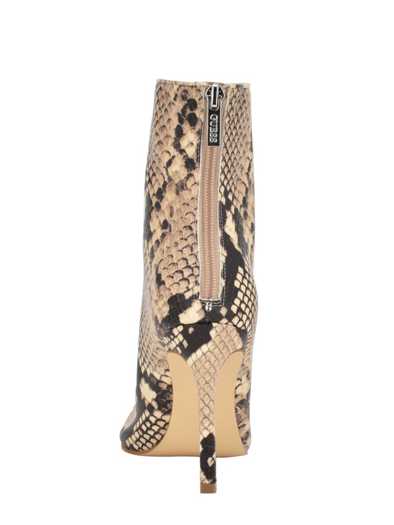 Simone Zip-Up Heel Booties GUESS