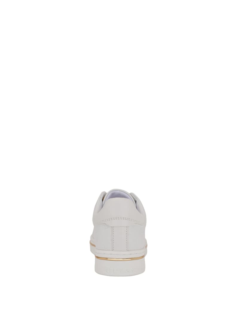 Stasey Debossed Low-Top Sneakers | GUESS