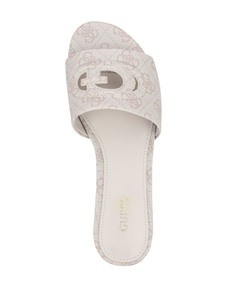 Tashia Logo Slide Sandals GUESS