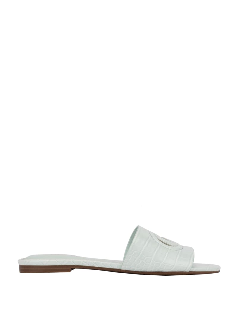 Guess white slides online