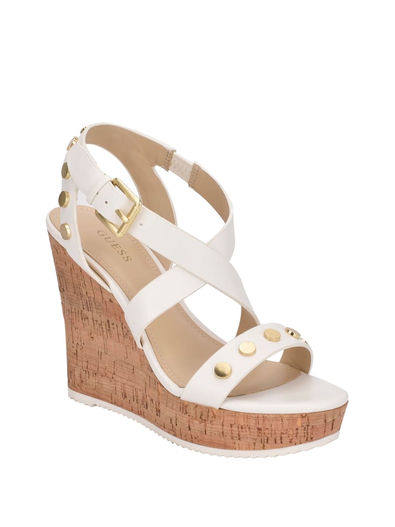 Tazio Studded Wedges | GUESS