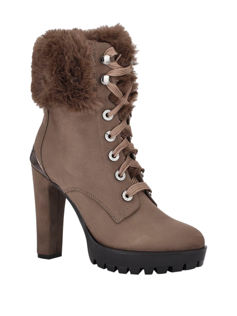 Guess Trisia Lug Sole Booties. 3