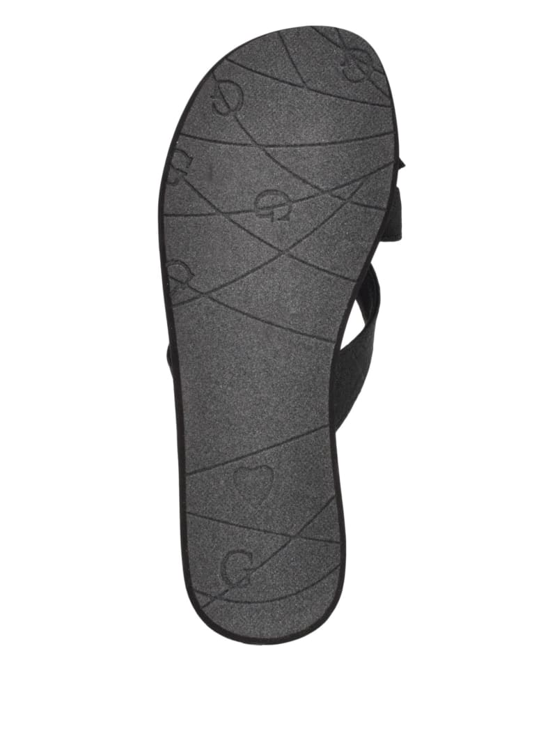 Guess bow online tie flip flops