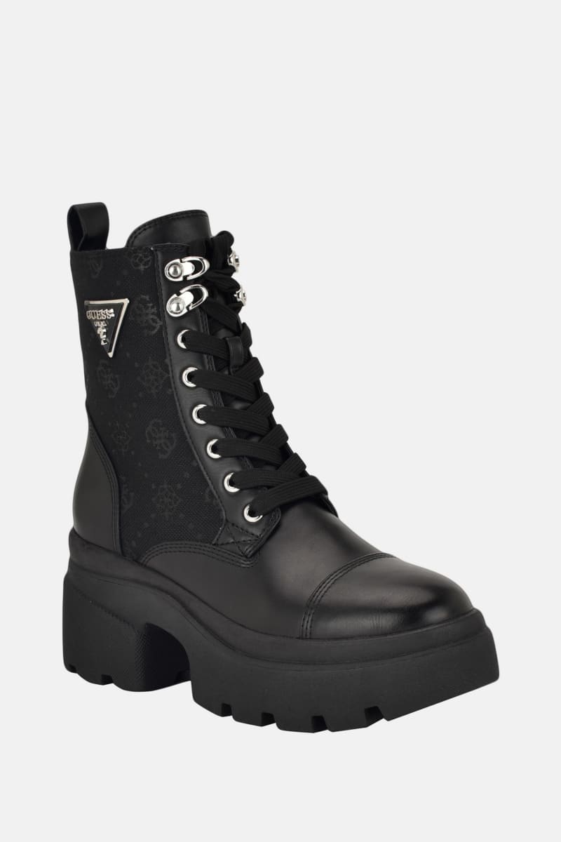 Yarini Platform Combat Boots · Guess