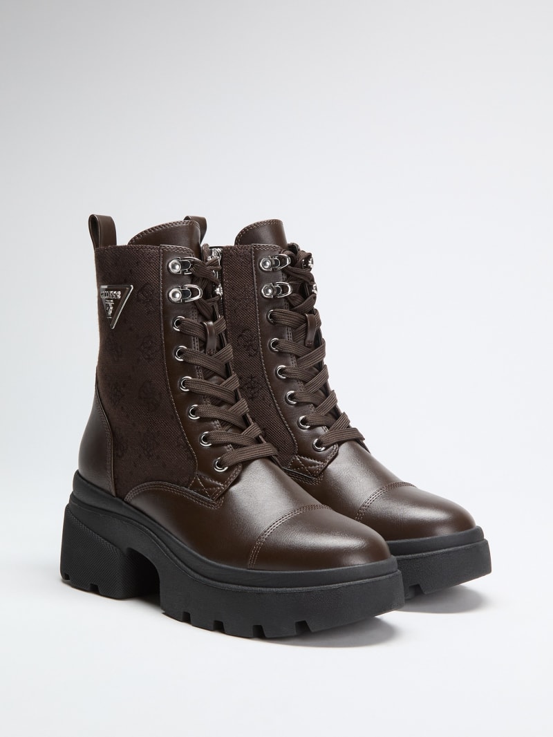 Yarini Platform Combat Boots · Guess
