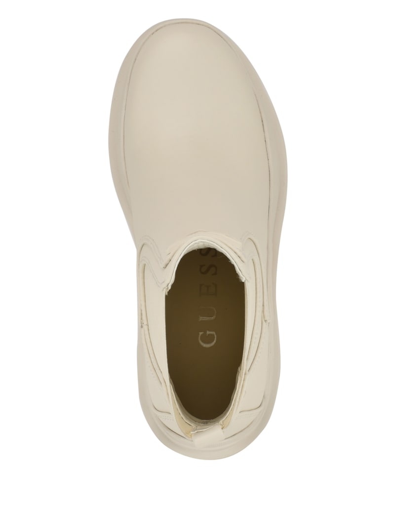 Guess white booties sales