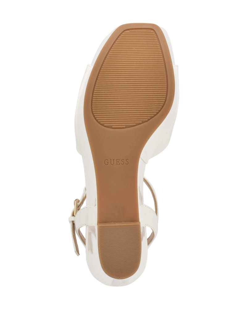 White deals guess sandals