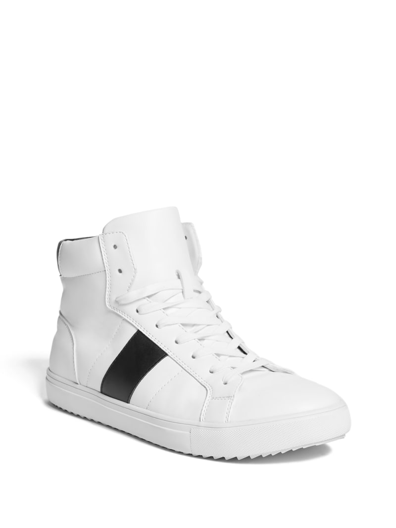 guess white high tops