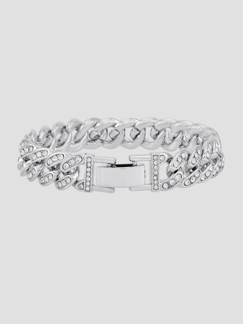 Guess silver chains for men shop