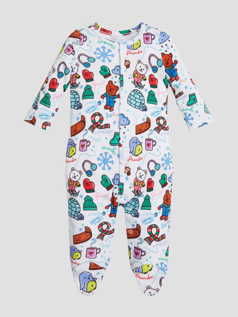 Winter Printed Overall (0-12M)