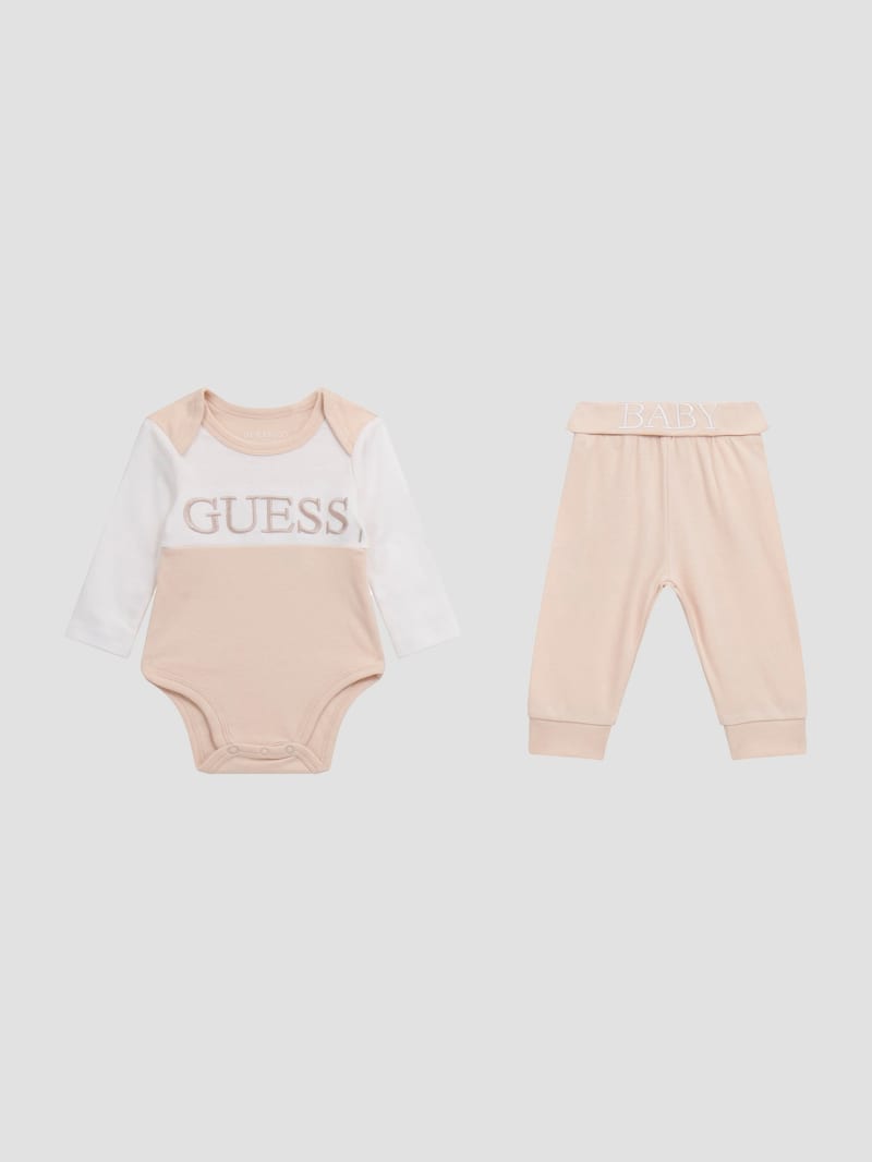 Guess what baby onesie sale