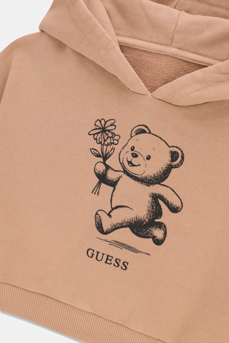 Fleece hooded sweatshirt