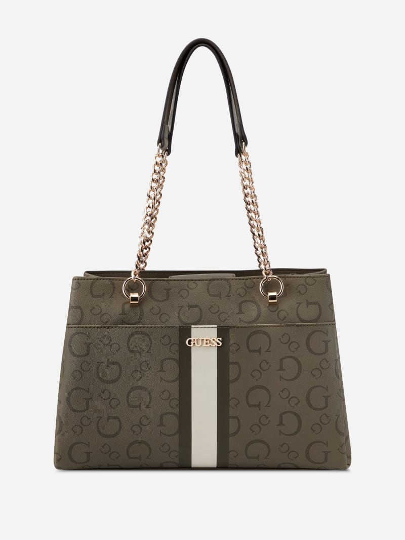 Guess logo satchel handbags 2025