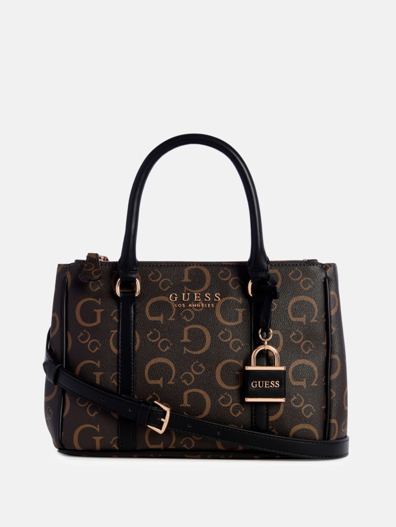 Guess satchel black shop