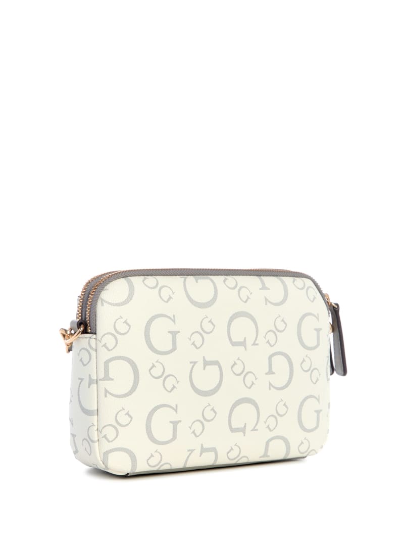 Aengus Logo Dual-Zip Mini Crossbody | GUESS Factory