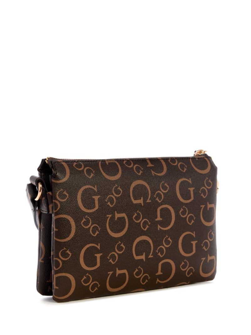 Oona Logo Top-Zip Crossbody | GUESS Factory Ca