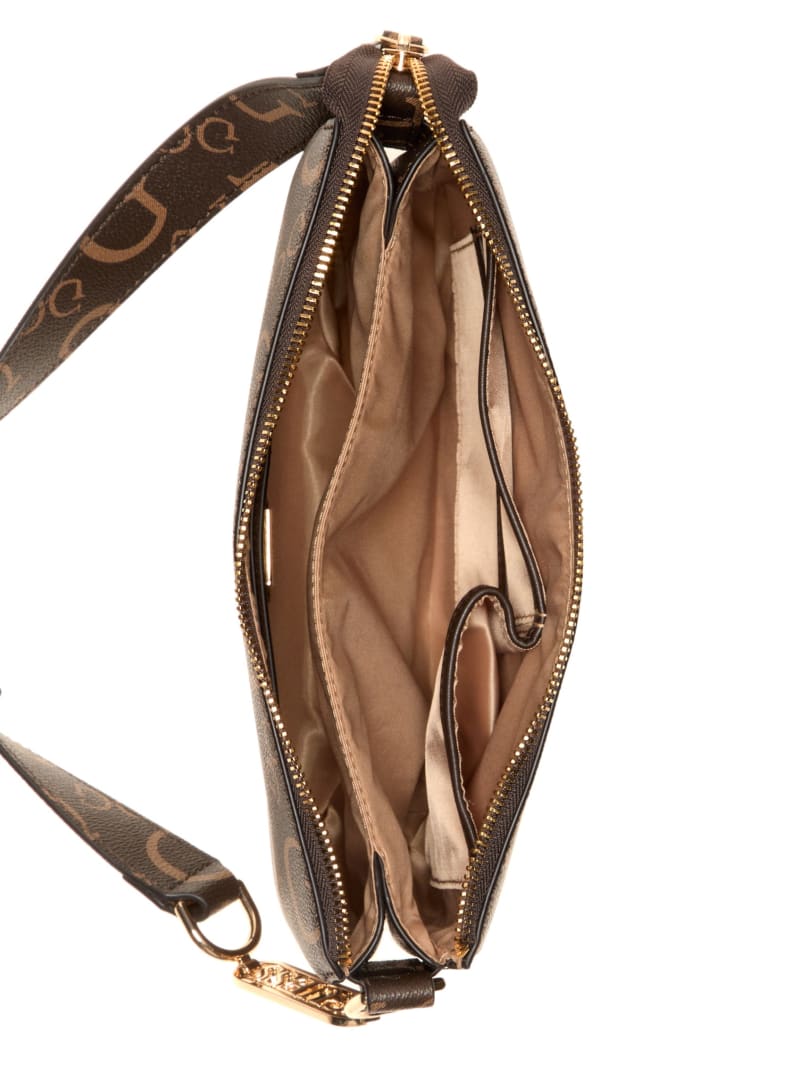 Oona Logo Top-Zip Crossbody | GUESS Factory