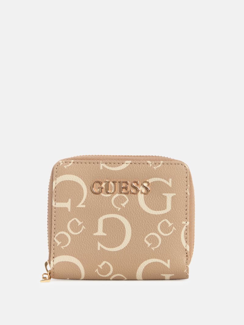 Astra Enlarged Logo Small Wallet | GUESS Factory Ca