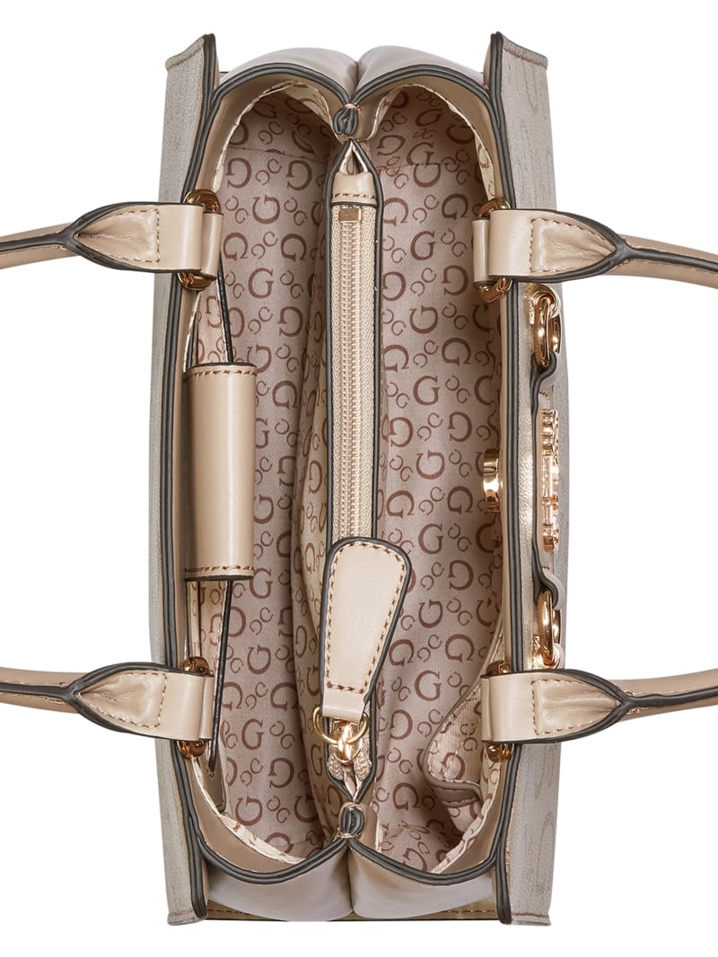 トップス G GUESS Zed Pebbled Small Girlfriend Carryall Satchel Handbag – ShopCGX