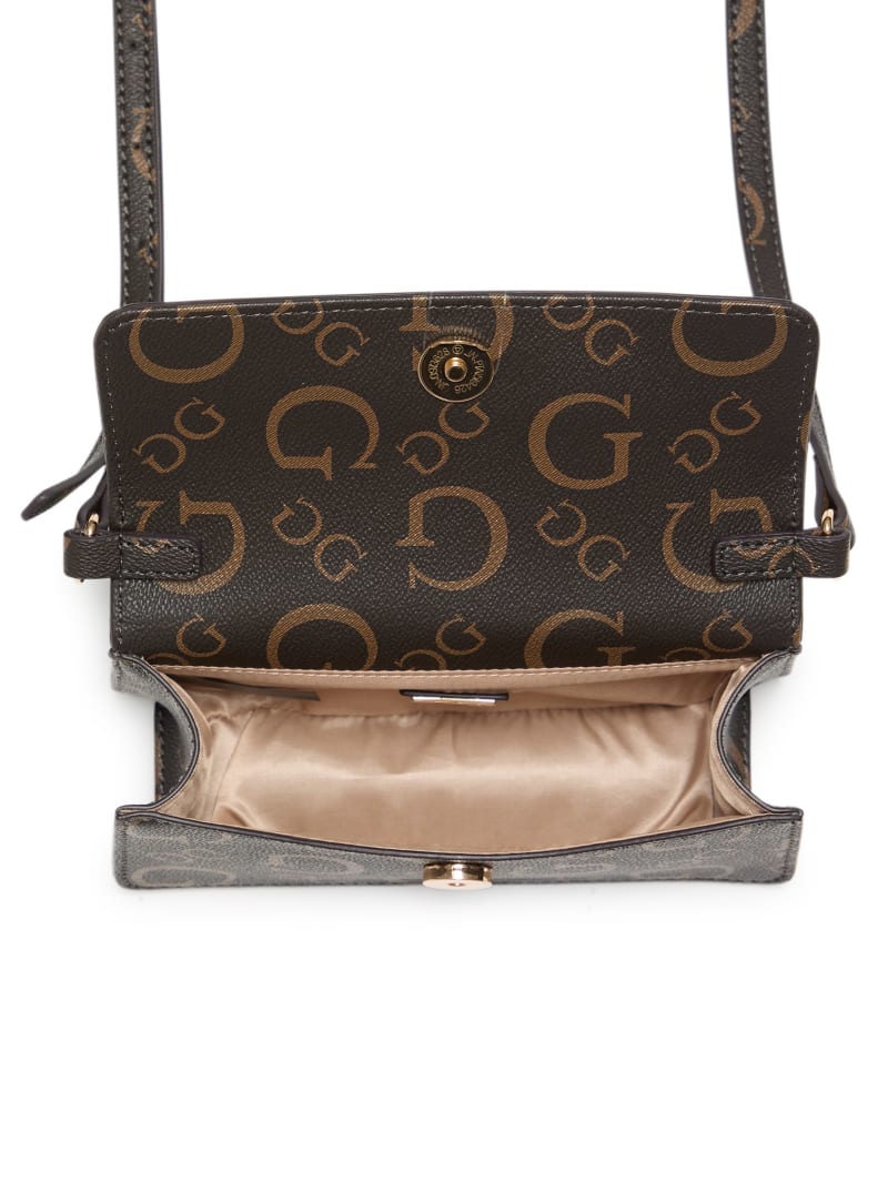 Eldoria Enlarged Logo Mini Crossbody | GUESS Factory