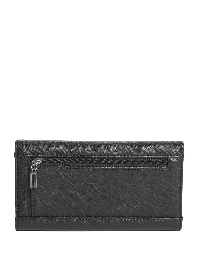 Abree logo saffiano slim wallet hot sale