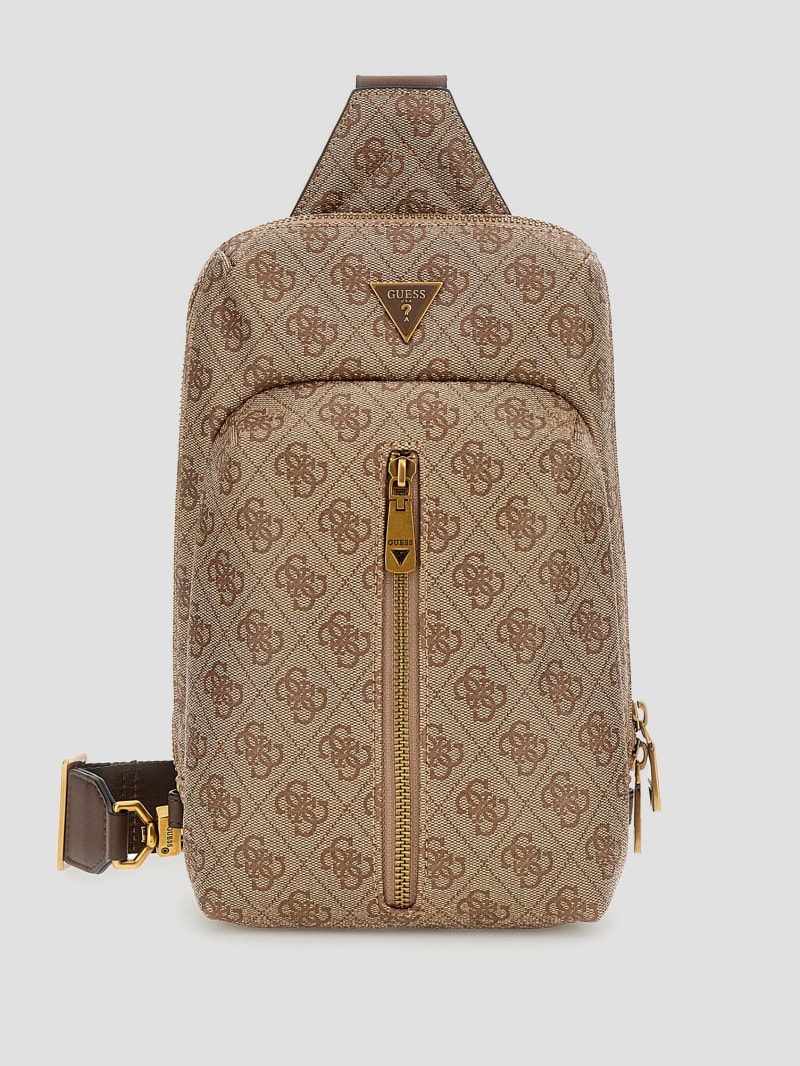 Guess sling bag brown clearance