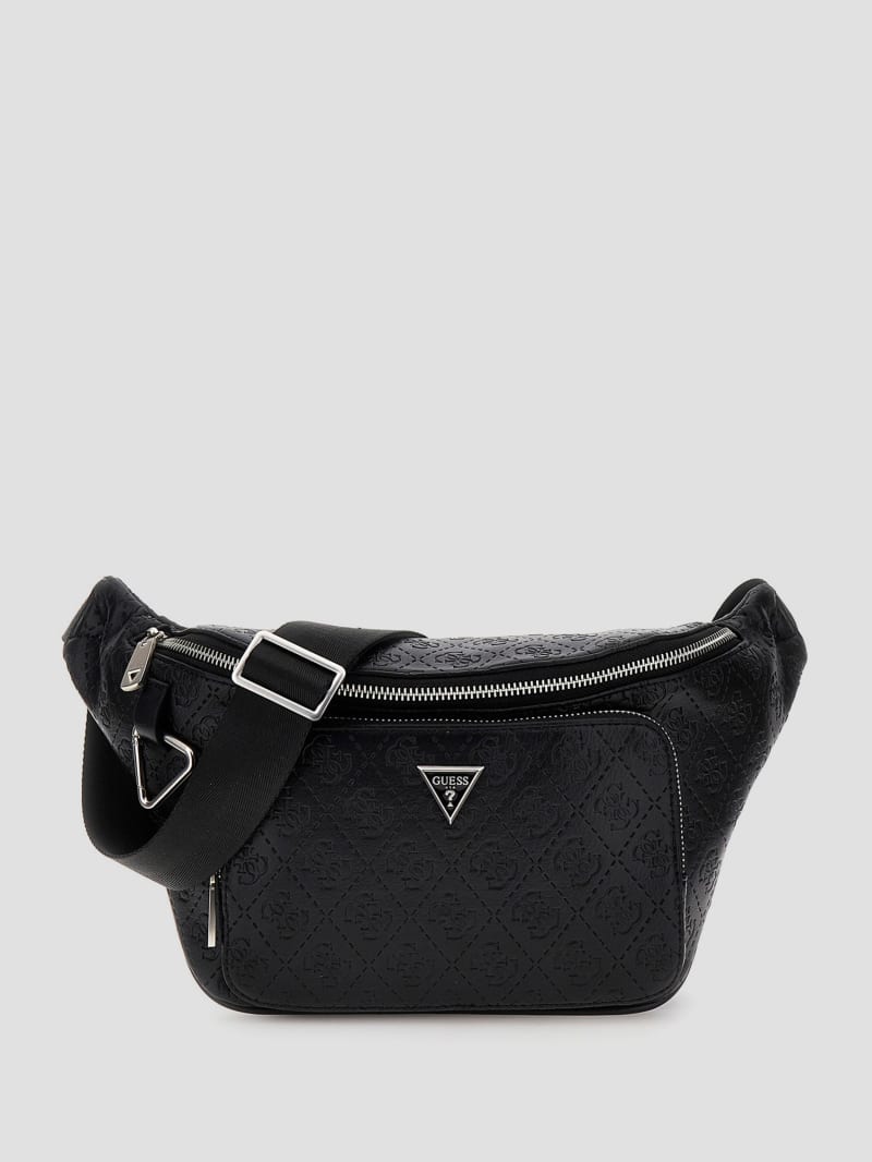 Black diamante bum bag store