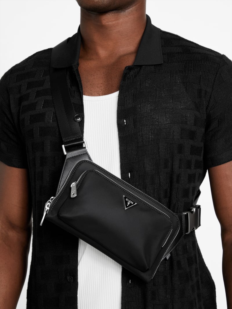 Eco Milano Nylon Flat Bum Bag