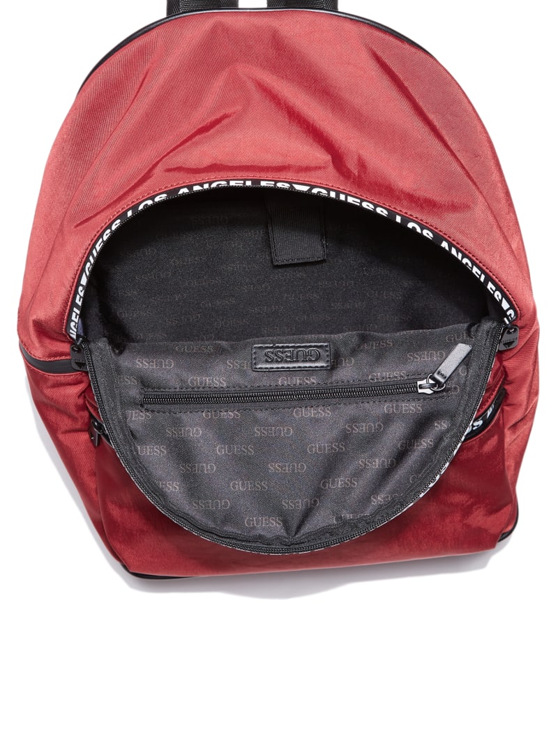 Red best sale guess backpack