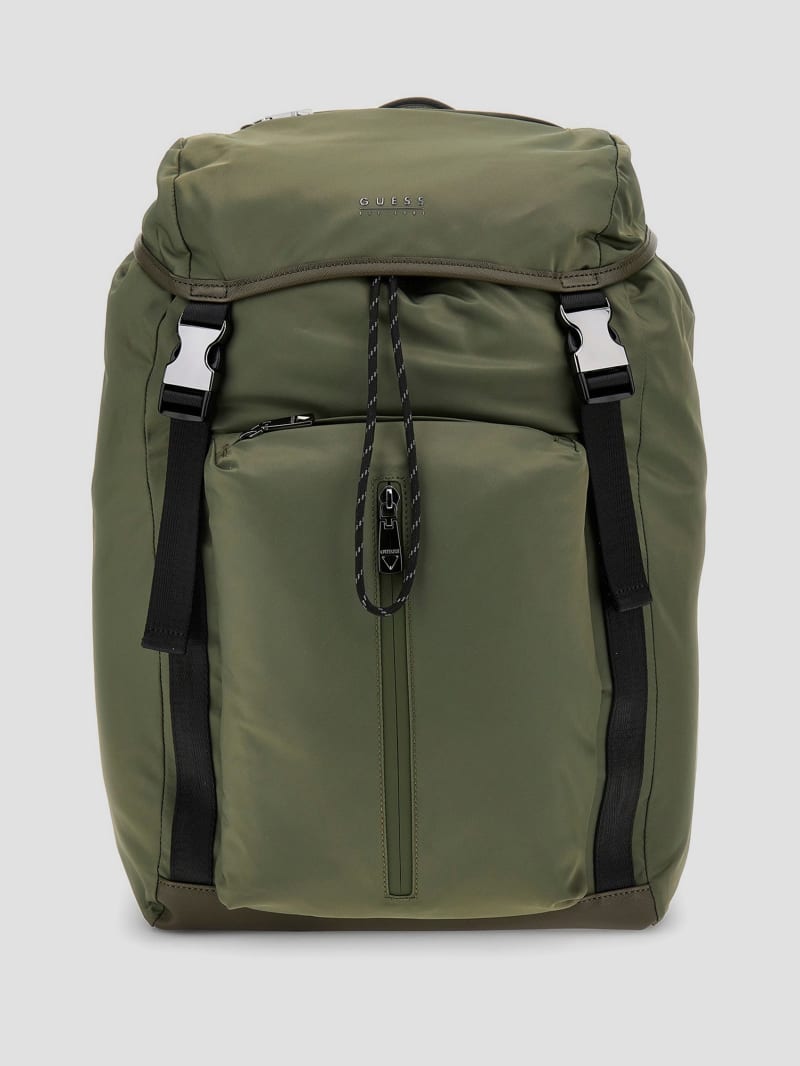 Guess originals drawstring flap backpack shop